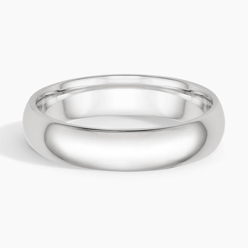 5 mm Comfort Fit Domed Men’s Wedding Band