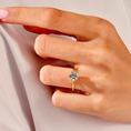 Load image into Gallery viewer, 6-Prong Solitaire Round Cut Moissanite Engagement Ring
