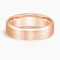 6.5 mm Bevelled Edges Men’s Matte Wedding Band