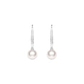 Load image into Gallery viewer, 8mm Freshwater Cultured Pearl Leverback Drop Earrings
