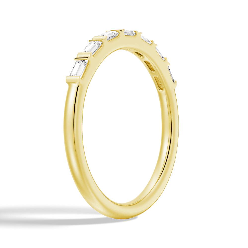 Baguette Cut Moissanite Wedding Band – 1.6 mm