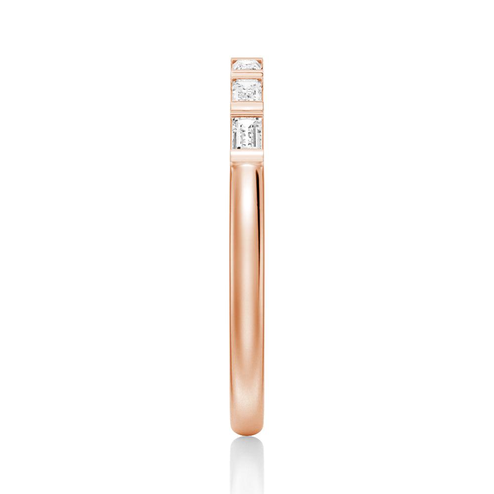 Baguette Cut Moissanite Wedding Band – 1.6 mm