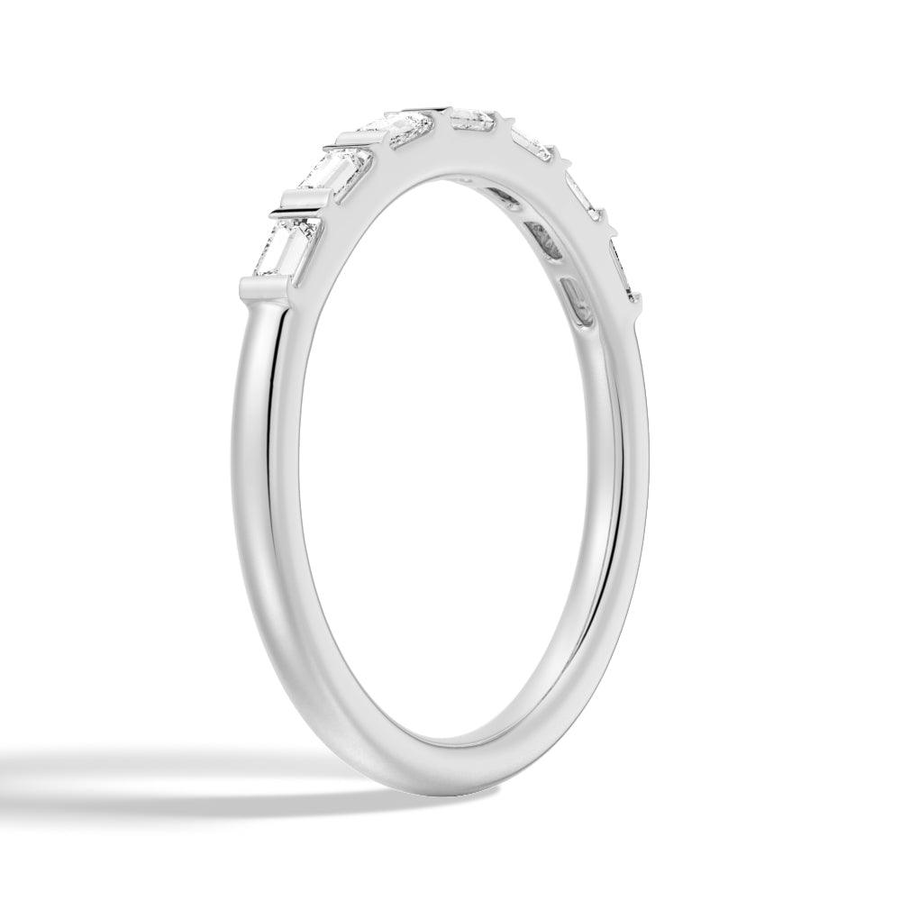 Baguette Cut Moissanite Wedding Band – 1.6 mm