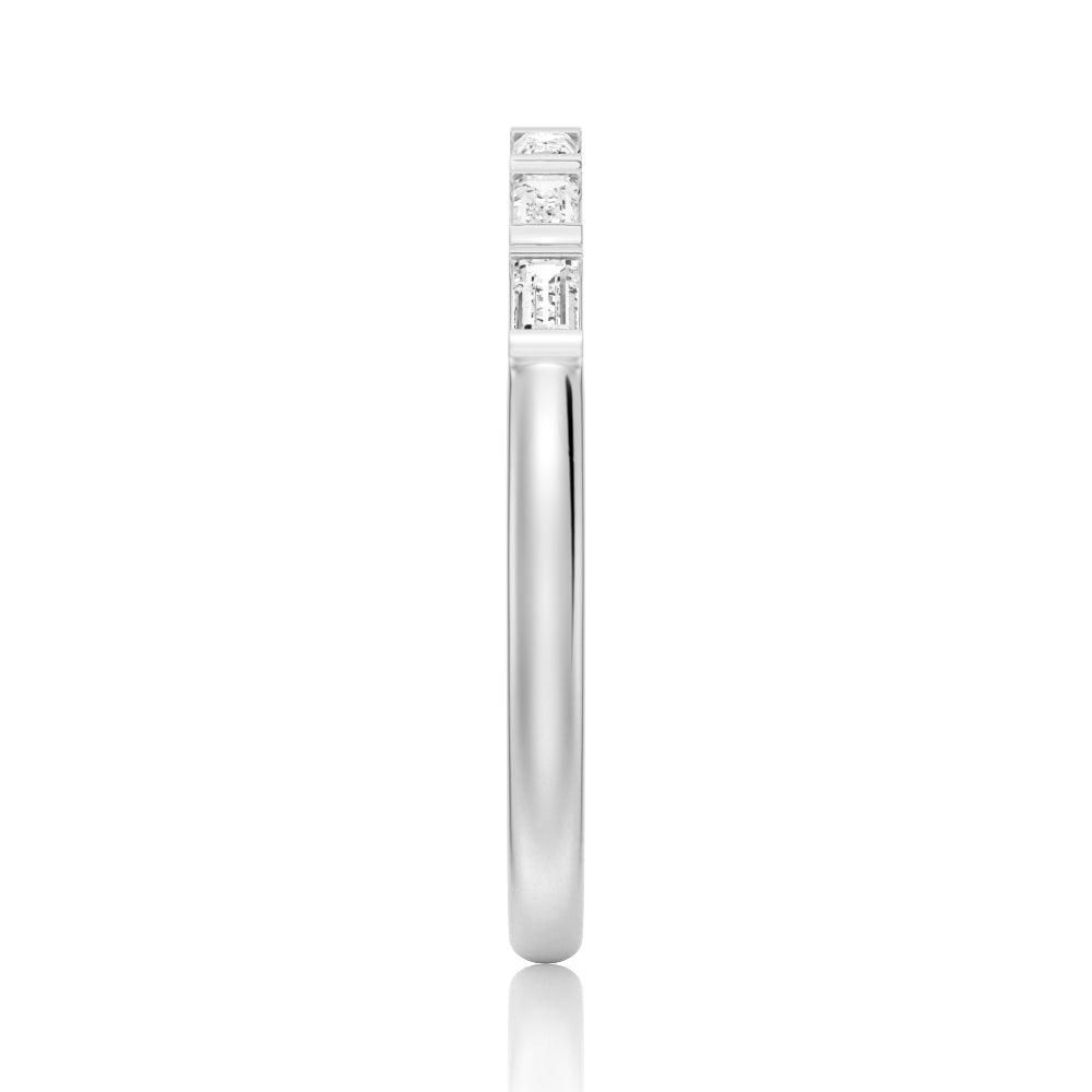 Baguette Cut Moissanite Wedding Band – 1.6 mm