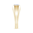 Bezel Asscher-Cut Moissanite Octagon Men's Signet Ring