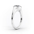 Bezel Oval Lab-Grown Diamond Low Profile Engagement Ring
