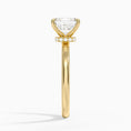 Celeste Rise Asscher Cut Hidden Halo Engagement Ring
