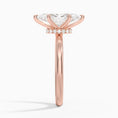 Celeste Rise Marquise Cut Hidden Halo Engagement Ring