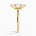 Celeste Rise Marquise Cut Hidden Halo Engagement Ring