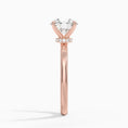 Celeste Rise Round-Cut Hidden Halo Engagement Ring