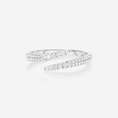 Celestial Curve Open Moissanite Wedding Band