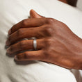5.5 mm Channel-Set Moissanite Eternity Matte Men’s Wedding Band