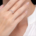 Classic Curved Moissanite Half Eternity Wedding Band -1.8mm
