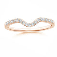 Classic Curved Moissanite Half Eternity Wedding Band -1.8mm