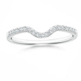 Classic Curved Moissanite Half Eternity Wedding Band -1.8mm