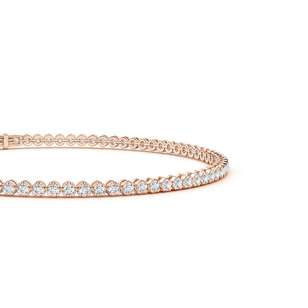 Classic Round Moissanite Tennis Bracelet