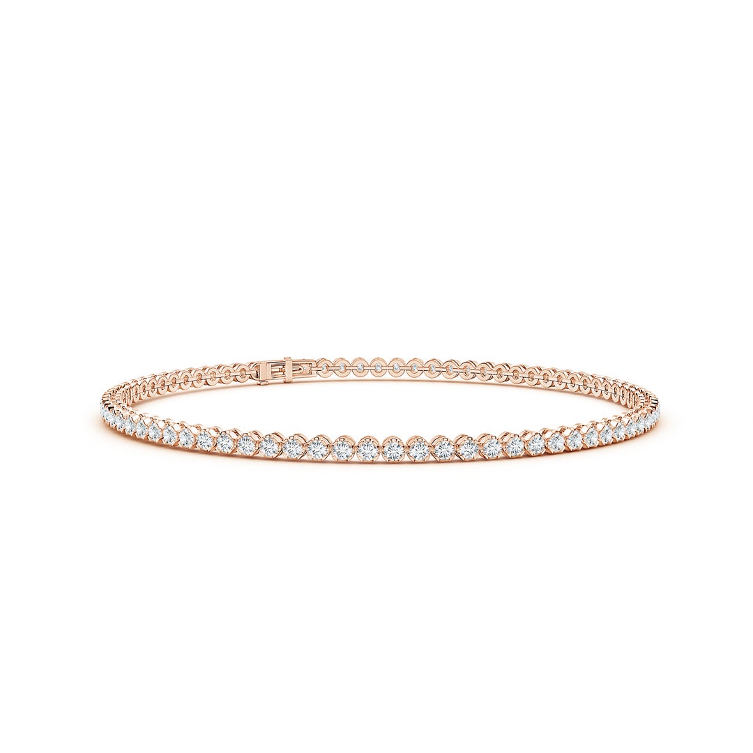 Classic Round Moissanite Tennis Bracelet