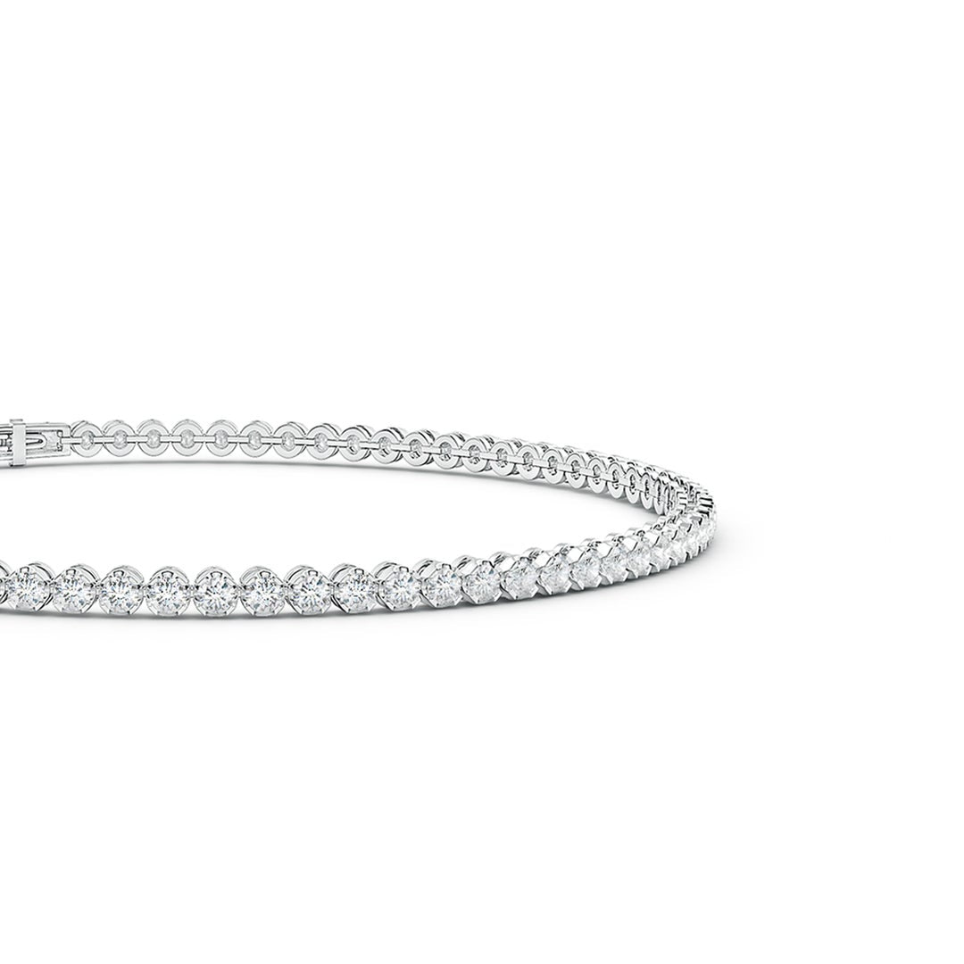 Classic Round Moissanite Tennis Bracelet