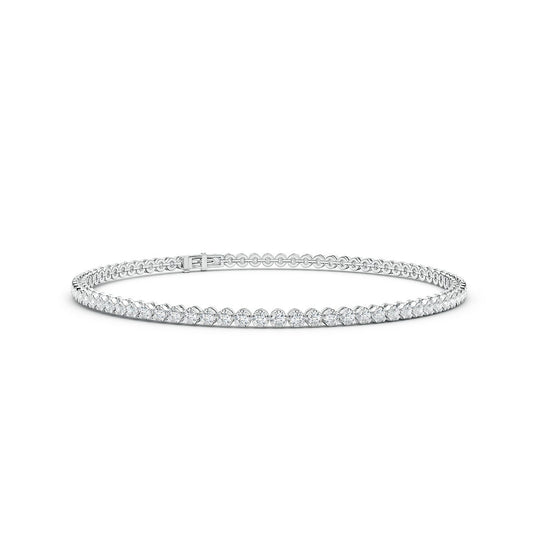 Classic Round Moissanite Tennis Bracelet