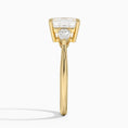 Load image into Gallery viewer, Classic Three Stone Asscher Cut Moissanite Engagement Ring
