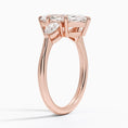 Load image into Gallery viewer, Classic Three Stone Marquise Cut Moissanite Engagement Ring
