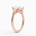 Load image into Gallery viewer, Classic Three Stone Princess Cut Moissanite Engagement Ring
