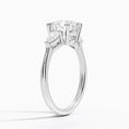 Load image into Gallery viewer, Classic Three Stone Round Cut Moissanite Engagement Ring
