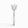 Load image into Gallery viewer, Classic Three Stone Round Cut Moissanite Engagement Ring
