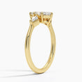 Load image into Gallery viewer, Cometa Marquise Cut Three Stone Moissanite Engagement Ring
