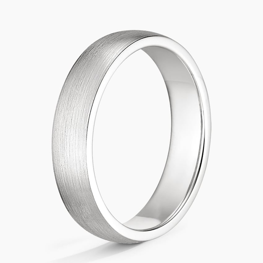 5 mm Comfort Fit Matte Men’s Wedding Band