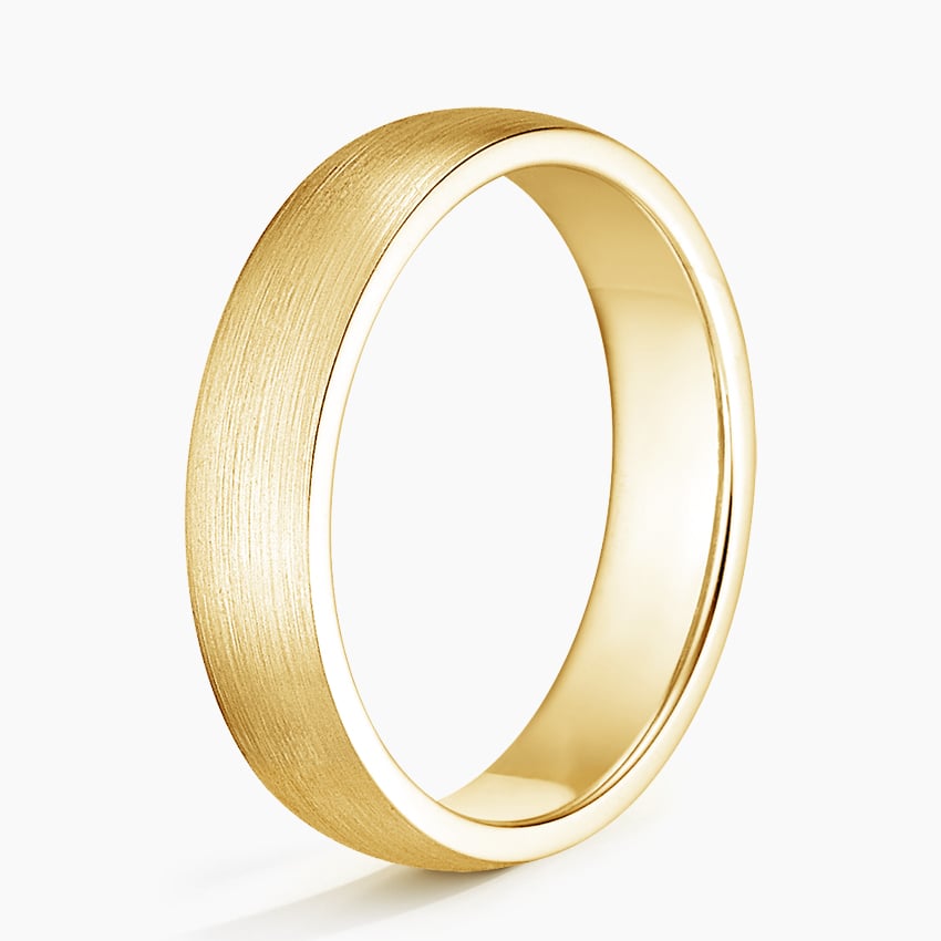 5 mm Comfort Fit Matte Men’s Wedding Band