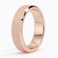 6.0 mm Compass-Set Princess Moissanite Matte Men’s Wedding Band