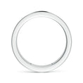 Dual Diagonal Pavé Moissanite Men’s Wedding Band-7 mm