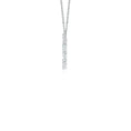 Emerald-Cut and Oval Moissanite Circle Pendant Necklace