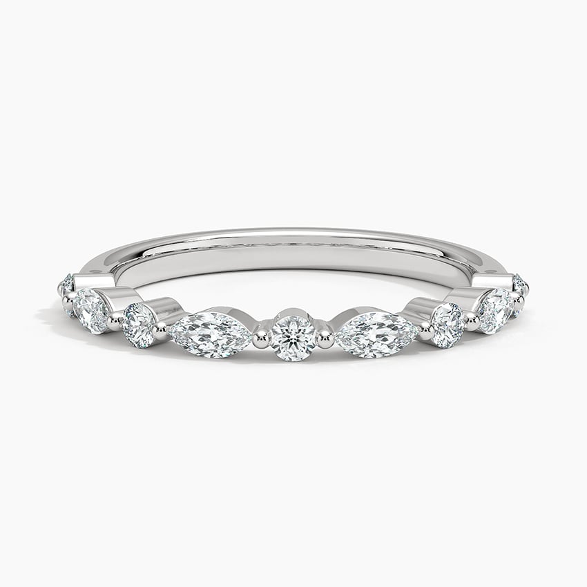 Eternal Grace Moissanite Wedding Band-2.0 mm