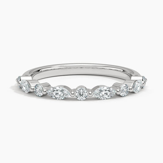 Eternal Grace Moissanite Wedding Band-2.0 mm