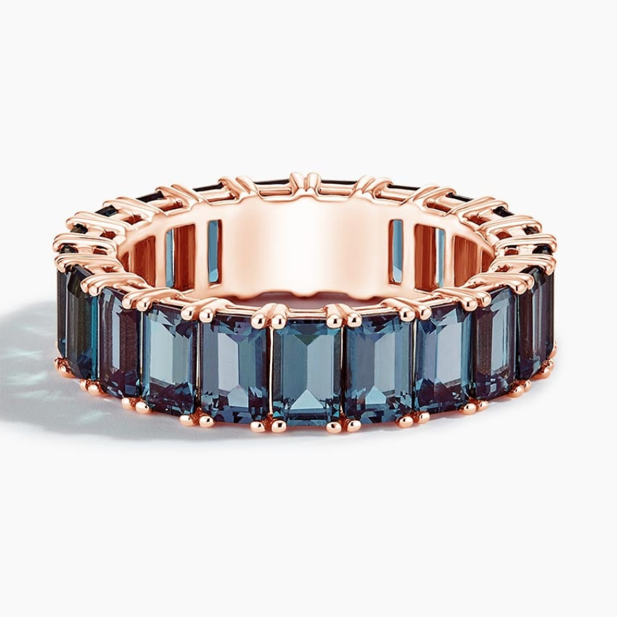 Eternity Lab Alexandrite Wedding Band