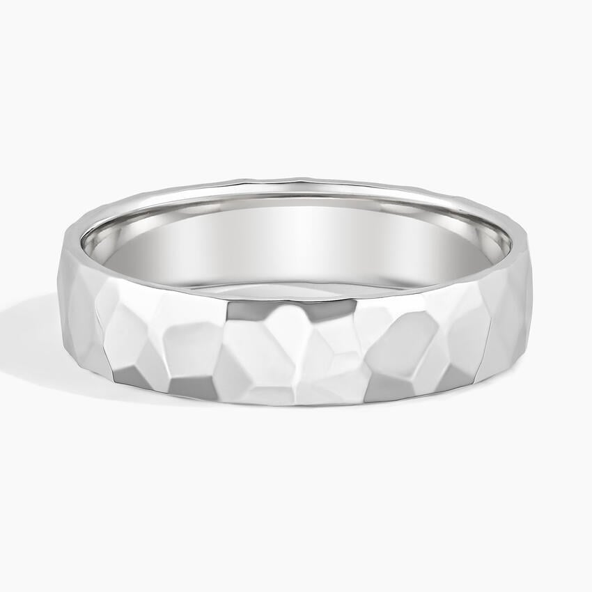 5 mm Faceted Men’s Wedding Band