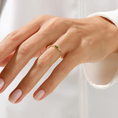 Load image into Gallery viewer, Fancy Baguette Cut Emerald Ring–1.2 mm
