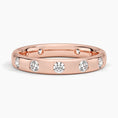 Load image into Gallery viewer, Fancy Round Moissanite Eternity Wedding Band-3.2 mm
