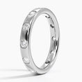 Load image into Gallery viewer, Fancy Round Moissanite Eternity Wedding Band-3.2 mm
