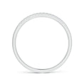Fishtail-Set Moissanite Semi Eternity Wedding Band-1.8 mm