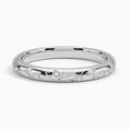 Load image into Gallery viewer, Floral Vine Engraved Moissanite Wedding Band-2.5 mm
