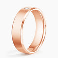 6.0 mm Flush-Set Moissanite Matte Men’s Wedding Band