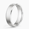 6.0 mm Flush-Set Moissanite Matte Men’s Wedding Band
