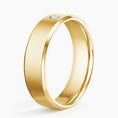 6.0 mm Flush-Set Moissanite Matte Men’s Wedding Band