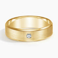 6.0 mm Flush-Set Moissanite Matte Men’s Wedding Band