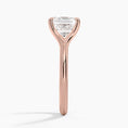 Load image into Gallery viewer, Graceful Arc Asscher Cut Moissanite Engagement Ring
