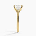 Load image into Gallery viewer, Graceful Arc Asscher Cut Moissanite Engagement Ring
