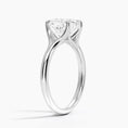 Load image into Gallery viewer, Graceful Arc Cushion Cut Moissanite Engagement Ring

